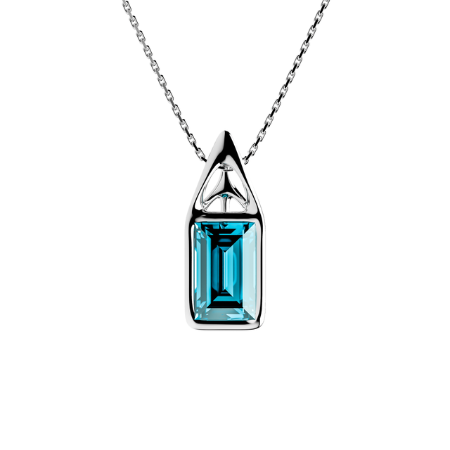 SKT Giga Aquamarine Necklace