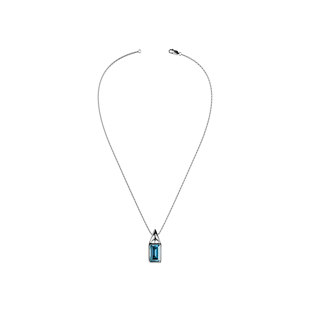 SKT Giga Aquamarine Necklace