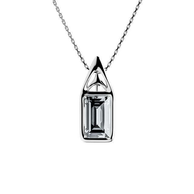 SKT Giga White Topaz Necklace