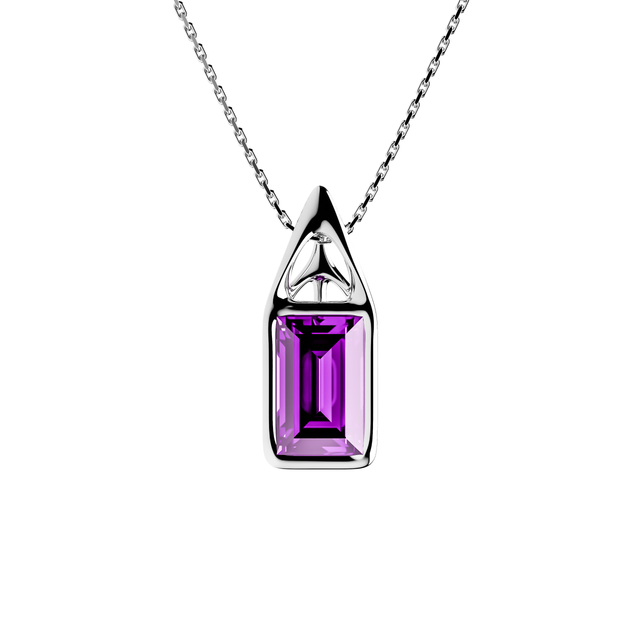 SKT Giga Amethyst Necklace